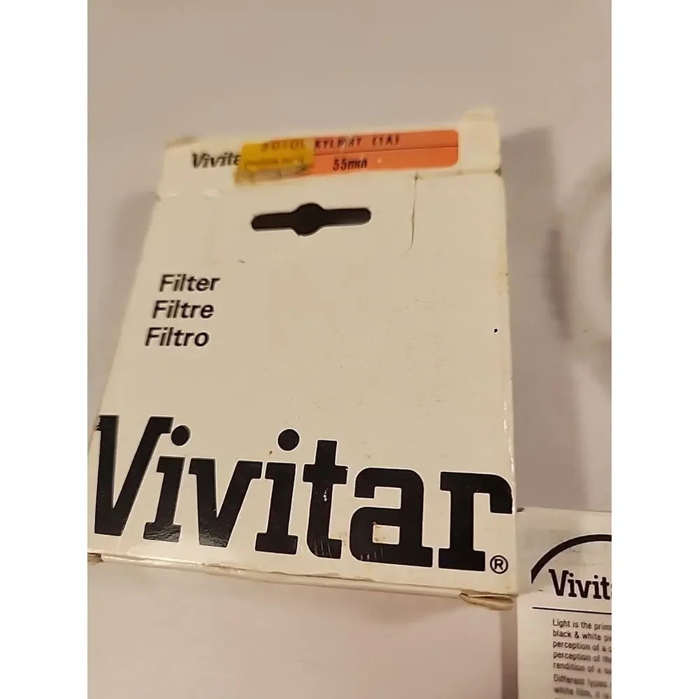 Vivitar Skylight (1A) 55 mm Lens Filter Made in Japan - NEW Old Stock. P8
